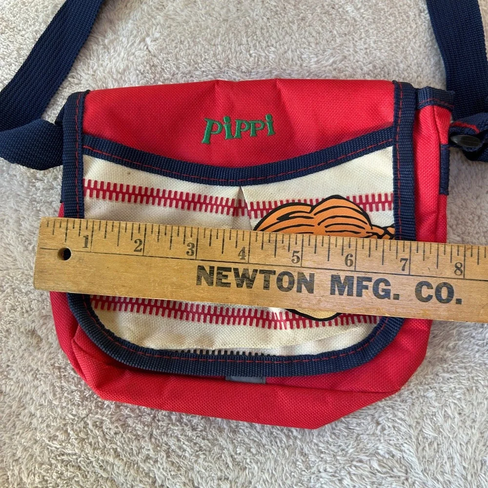 Pippi Longstocking Canvas Crossbody Messenger Bag Astrid Lindgren Vintage